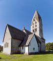 Tingst�de kyrka - fr�n nord�st